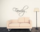 Quotes - Family Quote Wall Stickers Vinyl Family Lettering Wall Decal